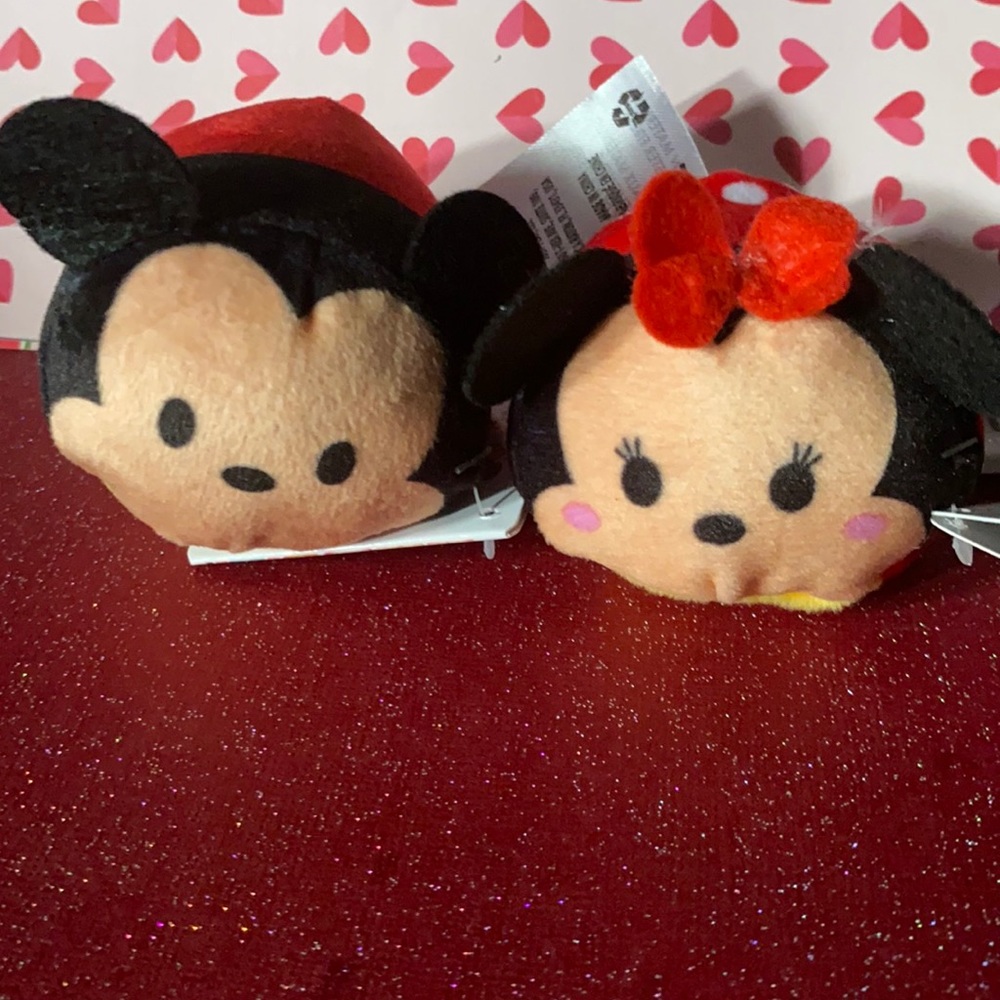 Minnie and Mickey Mouse tsum tsum set